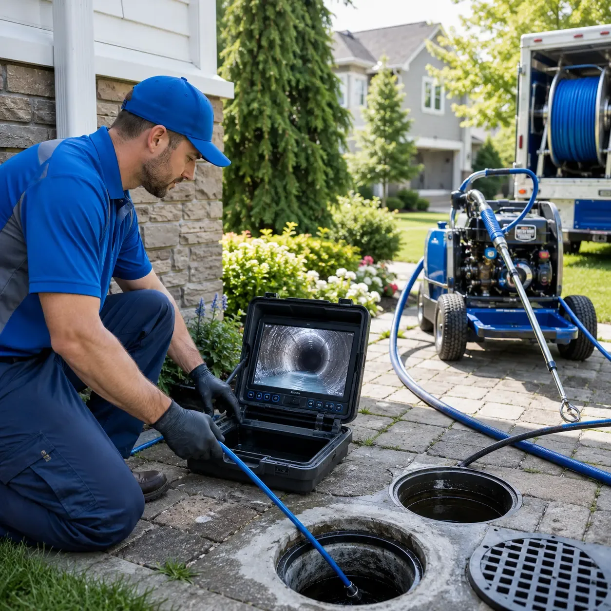 Outdoor drain cleaning professionals serving Braman, OK